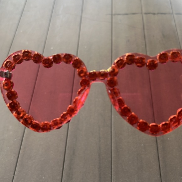Pink Jewel Fashion Sunglasses - Picture 6 of 7